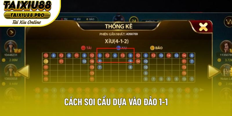 Cách soi cầu dựa vào đảo 1-1 Cách soi cầu dựa vào đảo 1-1