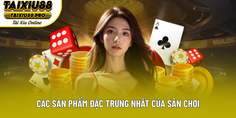Các sản phẩm đặc trưng nhất của sân chơi Các sản phẩm đặc trưng nhất của sân chơi