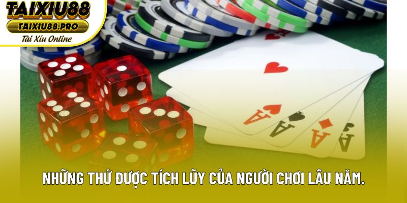 Những thứ được tích lũy của người chơi lâu năm